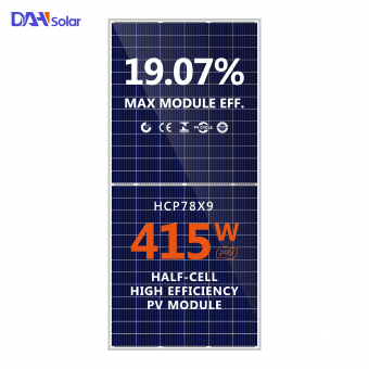400W لوحة الخلايا الشمسية نصف