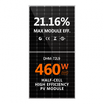  430W 435W 440W 445W 450W 455W 460W لوحة للطاقة الشمسية نصف خلية كفاءة عالية PV وحدة
