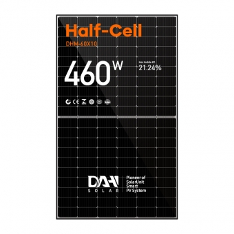 الألواح الشمسية DAH أحادية نصف الخلية / DHM-60X10-430 ~ 460W 