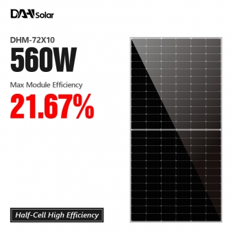 DHM-72X10 525 ~ 560W الألواح الشمسية أحادية
 
