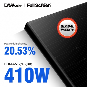 DHM-54X10 / FS 390 ~ 420W ألواح شمسية أحادية الشاشة بملء الشاشة
 