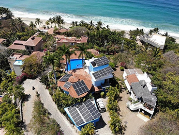 المكسيك 21.4kw 51 قطعة 400W مومو . PV وحدة على الشبكة نظام المنزل الشمسي